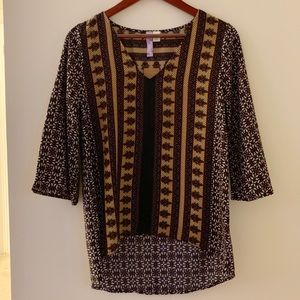 Multicolored/Patterned Francesca’s Tunic